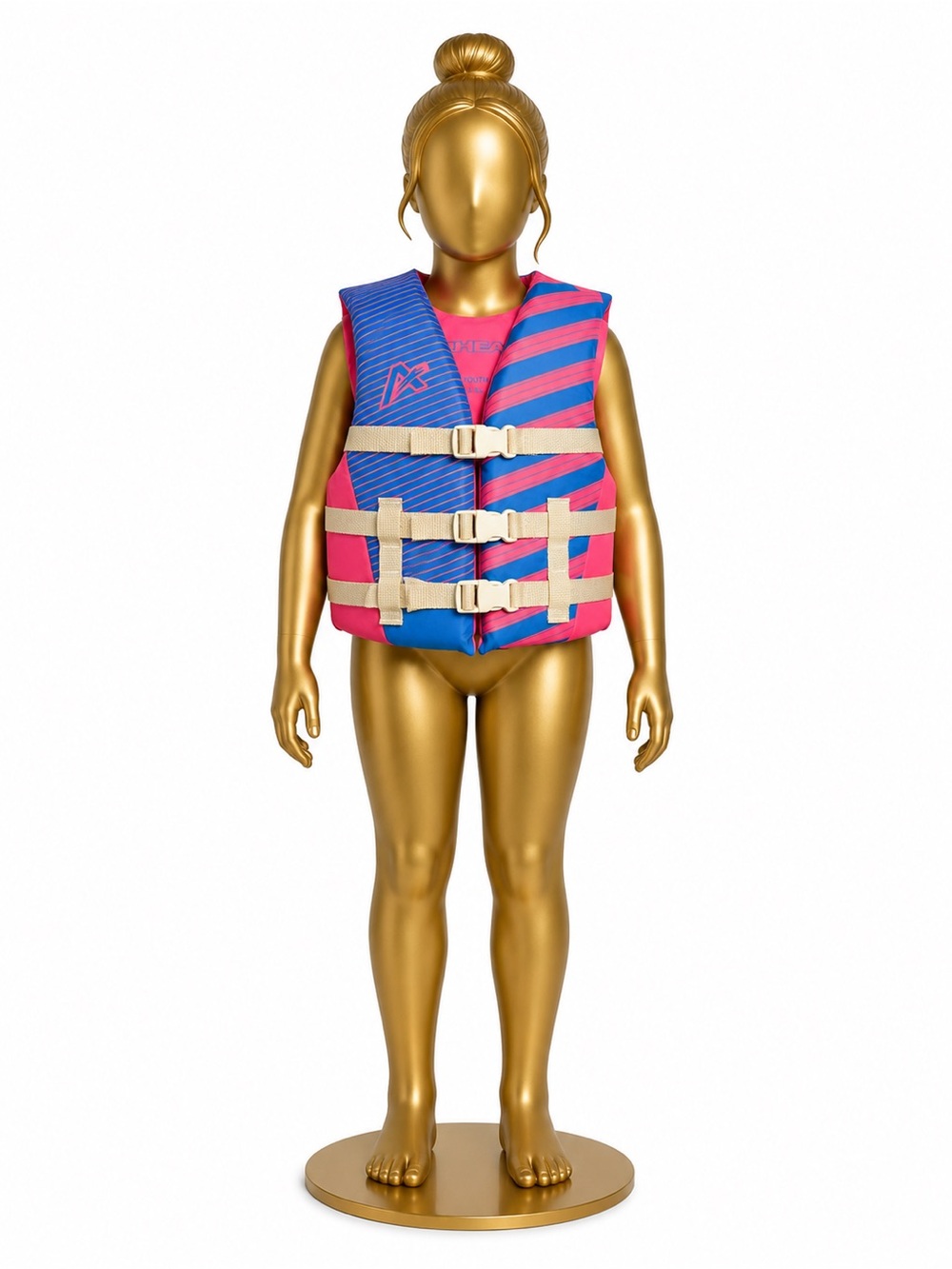 Youth Paddle Life Jacket - Pink & Blue